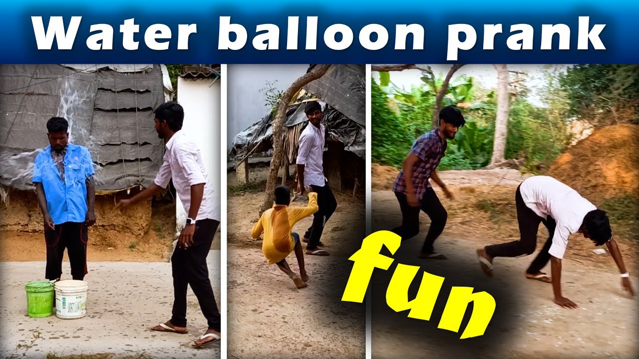 Water balloon prank. Village Boys Prank Tamil.