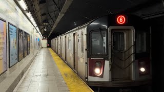 R142 & R142A 456 Train Action At 96 St Lex Av Local