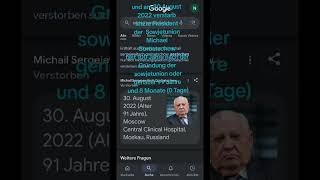 Zufall oder nicht? #sowjetunion #gorbachev #zufall