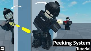 How to make a Peeking / Leaning System in Roblox Studio | Tutorial