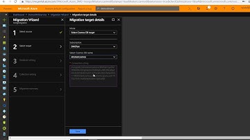 How to migrate MongoDB to Cosmos DB