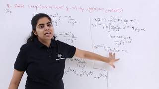 Class 12th – Linear Differential Equations Form 2 Problem Example-2 | Tutorials Point