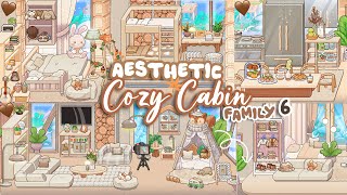 Avatar World Aesthetc Cozy Winter Cabin Family Of 6🧸🪴| Aesthetic Avatar World House Ideas ✨|#pazu