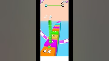 CUBE SURFER 3D ( Android İOS GAMEPLAY WALKTHROUGH )  #shorts