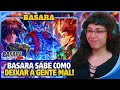(A MELHOR LUTA ATÉ AGR!?🤔) Akaza vs Tanjiro e Tomioka (Demon Slayer) - Basara | React