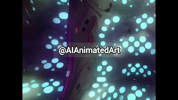 Ai Animated Art - Alien Spaceship #5 #shorts #viral #ai #animated #art #nft #nfts