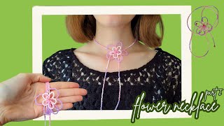 Beaded flower necklace - part 2 | JEWELRY TUTORIAL