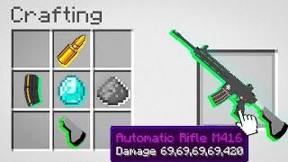 Minecraft, But CRAFTS Are Mega Guns... screenshot 4