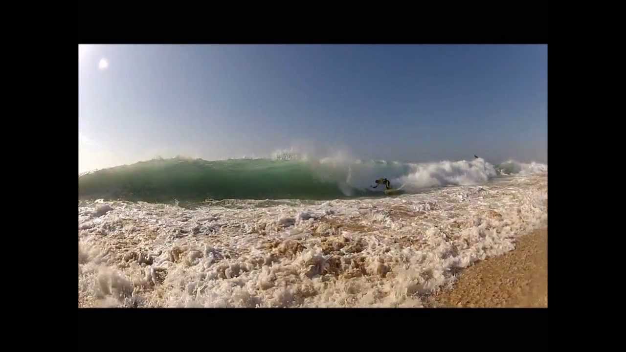 Surf & Bodyboard Praia de Faro Dez 2013 YouTube