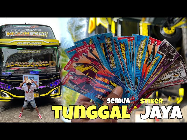 spil semua stiker bus tunggal jaya viral neyh gaess ‼️ ( part 1 ) class=