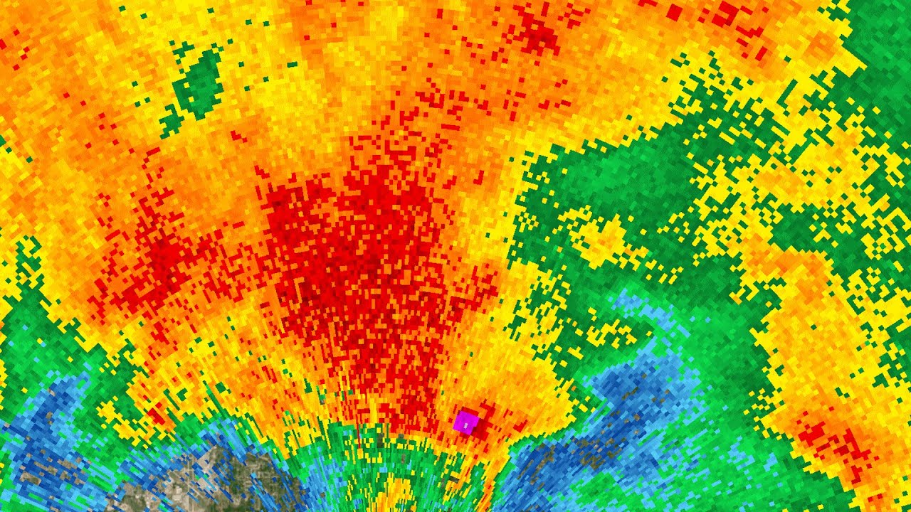 2024 Harrah, Oklahoma Supercell Radar Loop - YouTube