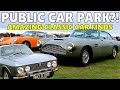 This public car park is full of classic cars