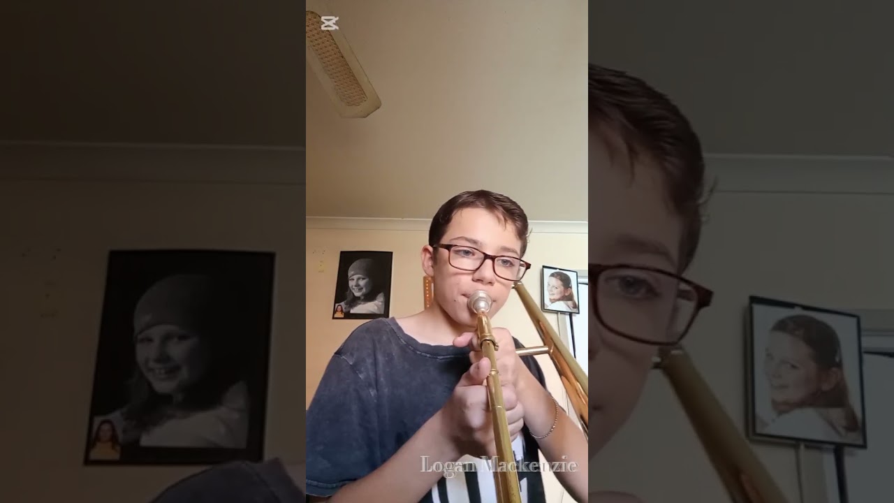 Logan V Mackenzie | Trombonist plays Avengers
