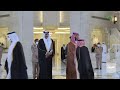 مراسم استقبال رسمية من أمير قطر الشيخ تميم لولي العهد السعودي الأمير محمد بن سلمان