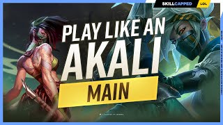 How to Play Like an AKALI MAIN!  ULTIMATE AKALI GUIDE for SEASON 13