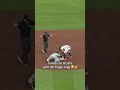 Vladimir Guerrero Jr. “Dikembe Mutombo’d” Ronald Acuña Jr. 🤣 #MLB #BlueJays