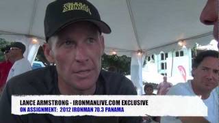 IRONMAN 70.3 Panama: Lance Armstrong Exclusive Post Race Interview