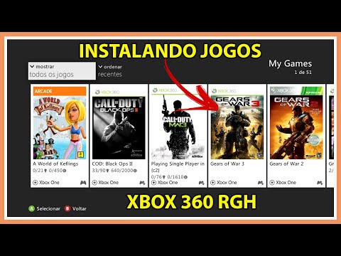 Vídeo: Como Colocar Jogos No Xbox 360