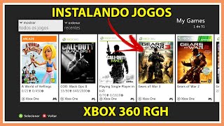 É possível baixar jogos de xbox 360 no pen drive e rodar no xbox 360 que é  desbloqueado mas não tem RGH? : r/XboxBrasil