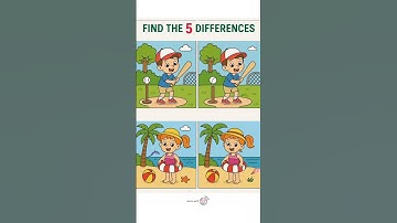 "Only Genius Can Find 3 Differences in 10 Seconds #shorts