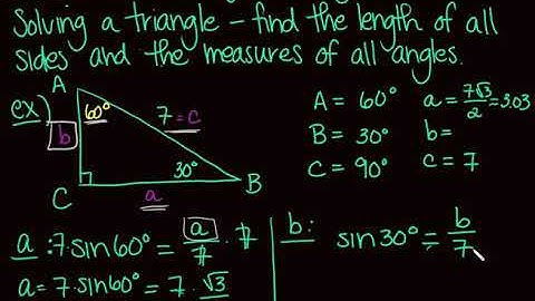 Applications of Right Triangles