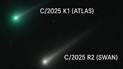 “Two Bright Comets to Watch This October 2025!”