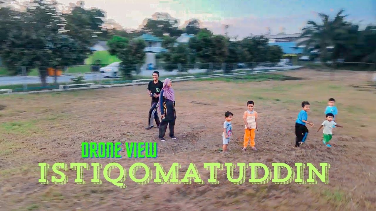 Sepetang dengan Budak Madrasah | Fly pusing kampung menikmati sunset