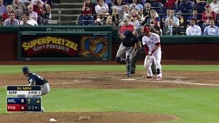 MIL@PHI: Brewers' strike-'em-out, throw-'em-out DP