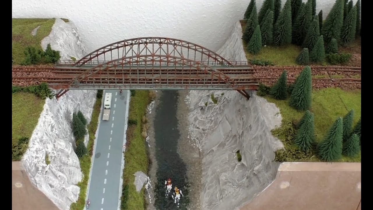 Model Train Track N / 1:160 - Part 18 - build / make 