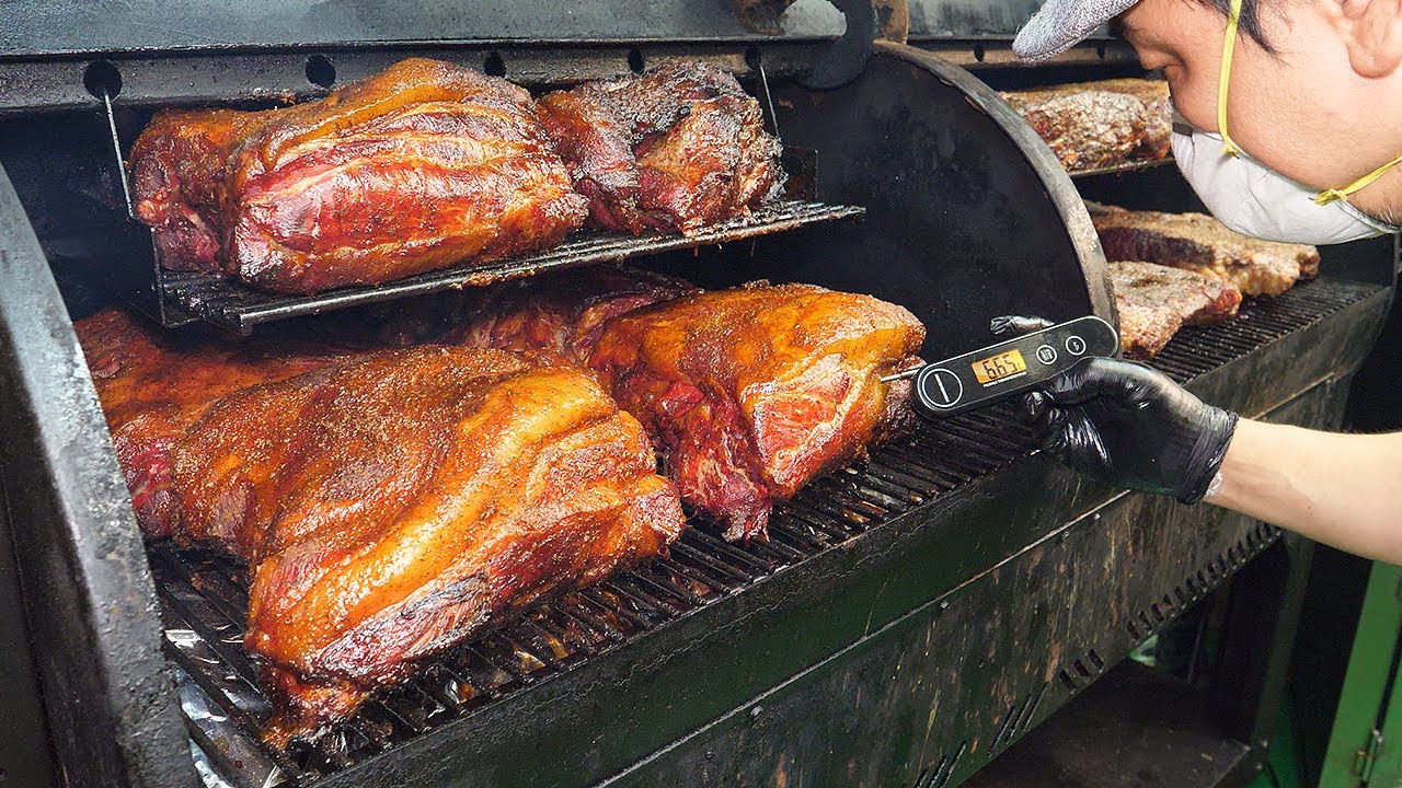 Удивительный размер! 500 кг выдержанного техасского барбекю