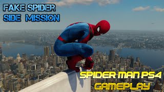 Spider Man PS4 Gameplay | Teaming with the Fake Spider | Side Mission | No Commentary