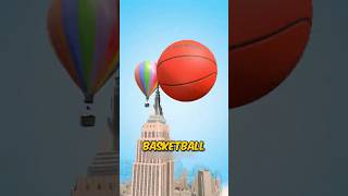 Can a Basketball Bounce Back to the Top of the Empire State Building 🏀😱