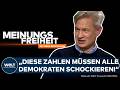 MEINUNGSFREIHEIT: Schockzahlen! Massiver Vertrauensverlust ins System! These von Ulf Poschardt