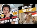 Barsena Bestandhi - Fix You (Coldplay Cover) Live Session | See You On Wednesday | SINGER REACTION