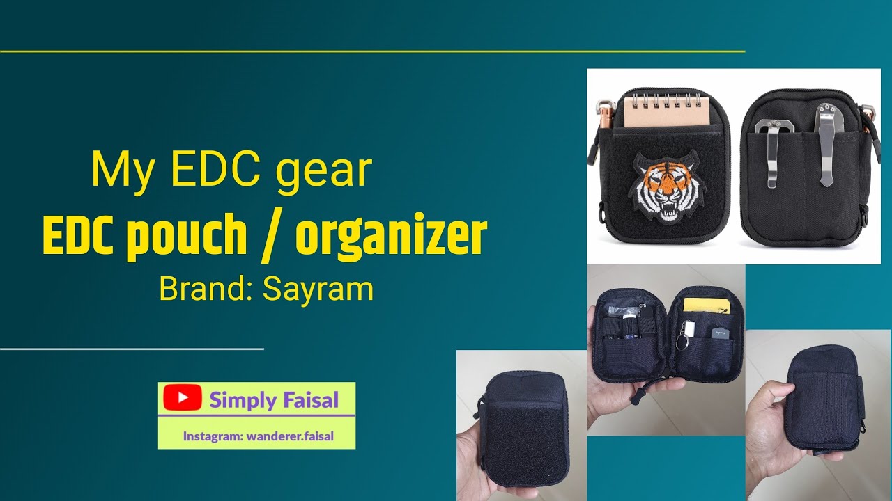 EDC pouch / organizer review. 