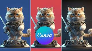 How to Change Background Color of a Photo in Canva | Magic Grab Method