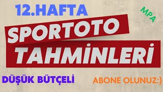 12 Bi̇ldi̇k Sportoto 12.Hafta Tahmi̇nleri̇ Yi̇nemi̇ Şanssizlik Resimi