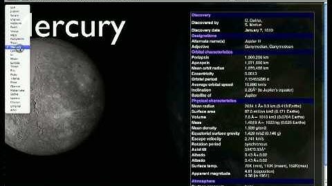 "The Planets" HTML5 Test