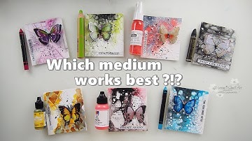 7 Ways 7 Products to colour Mixed Media TEXTURE ♡ Maremi