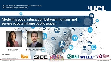 Modelling social interaction between humans and service robots in large public spaces