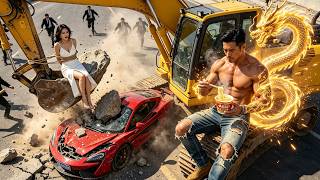 🔥Poor beggar saved beauty CEO from gang by noodle! He's a hidden War God, gets $100B!#drama #revenge