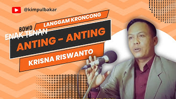 LANGGAM ANTING ANTING - MANTHOUS - BOWO || COVER KRISNA RISWANTO @krisnariswanto