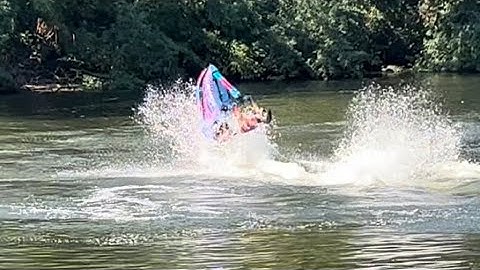 Krash footrocket flat water backflip attempts