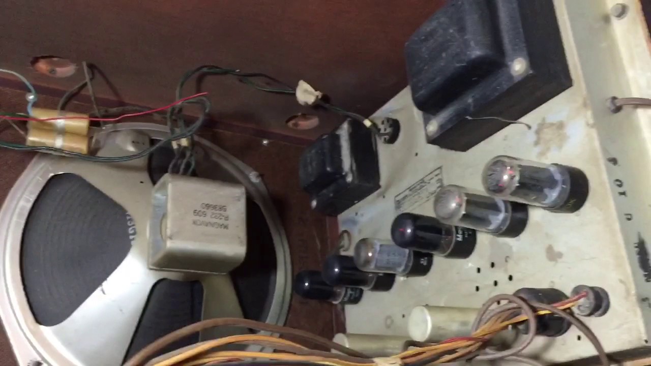 Magnavox Tube Amp & preamp tuner YouTube