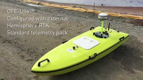 CEE HydroSystems CEE-USV™ with External RTK GNSS Receiver - Shallow Water Survey