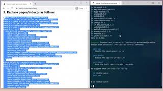 Next.js Quine