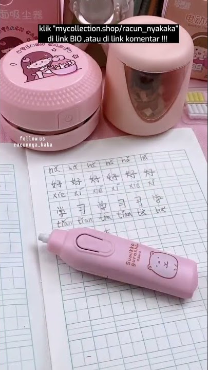 Automatic Stationery Electric Set Pencil Sharpener - Serutan Elektrik - Serutan Pensil
