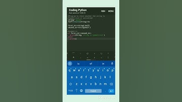 Python: Program to check whether the string is symmetrical or palindrome #shorts#viral#codes#program