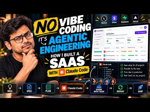 Stop Vibe Coding: Build a SaaS With Claude Code (Senior Engineer's Setup)