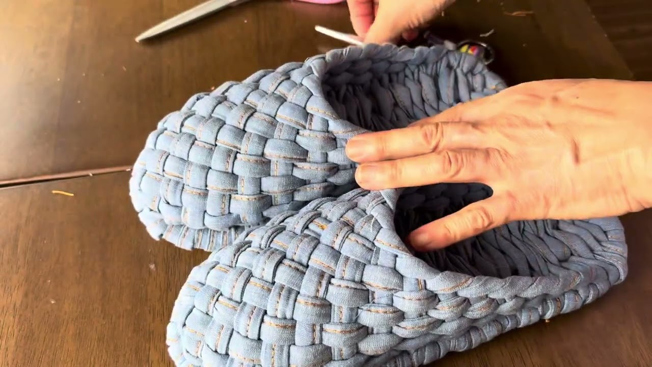 Denim side slippers‼️Finishing❗️Easy backing❗️September 13th 